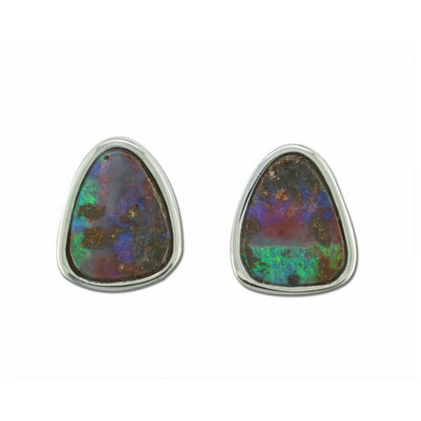 Opal Stud Earrings by Parle Mitchell's Jewelry Norman, OK