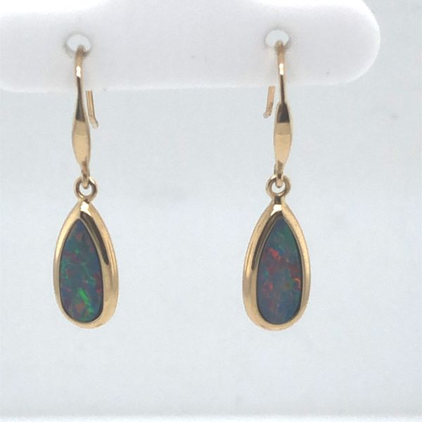 Opal Drop Earrings by Queenstone Opal Mitchell's Jewelry Norman, OK