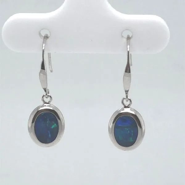 Opal Dangle Earrings by Queenstone Opal Mitchell's Jewelry Norman, OK