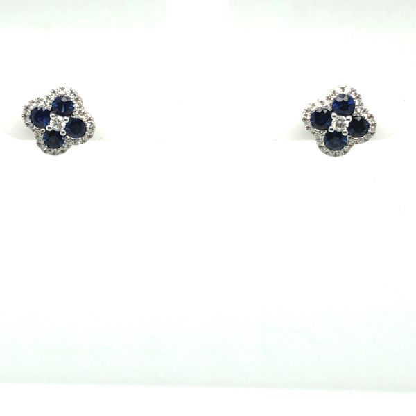 Sapphire and Diamond Earrings Mitchell's Jewelry Norman, OK
