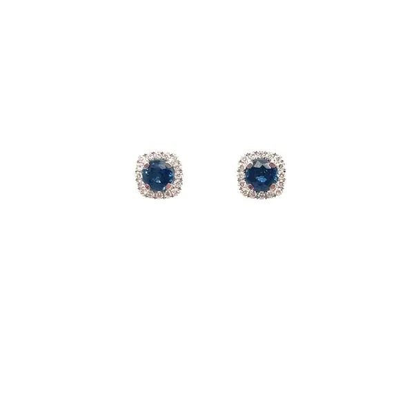 Sapphire and Diamond Stud Earrings Mitchell's Jewelry Norman, OK