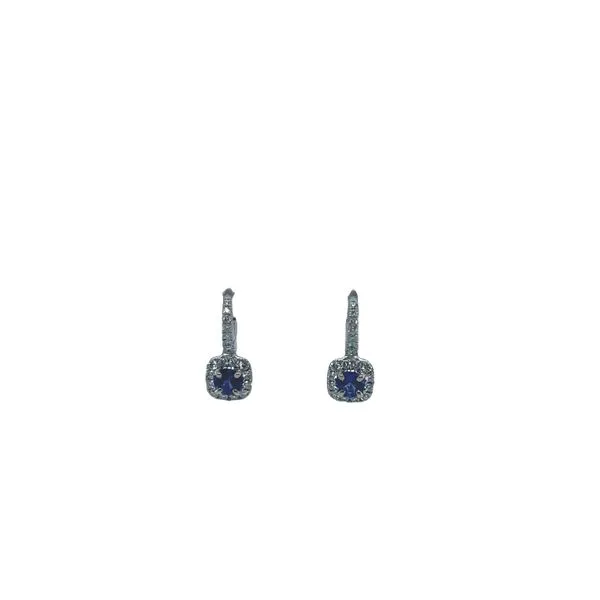 Sapphire and Diamond Drop Earrings Mitchell's Jewelry Norman, OK