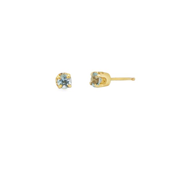 Aquamarine Stud Earrings Mitchell's Jewelry Norman, OK