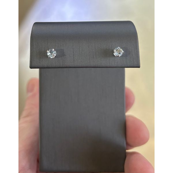 Aquamarine Stud Earrings Mitchell's Jewelry Norman, OK