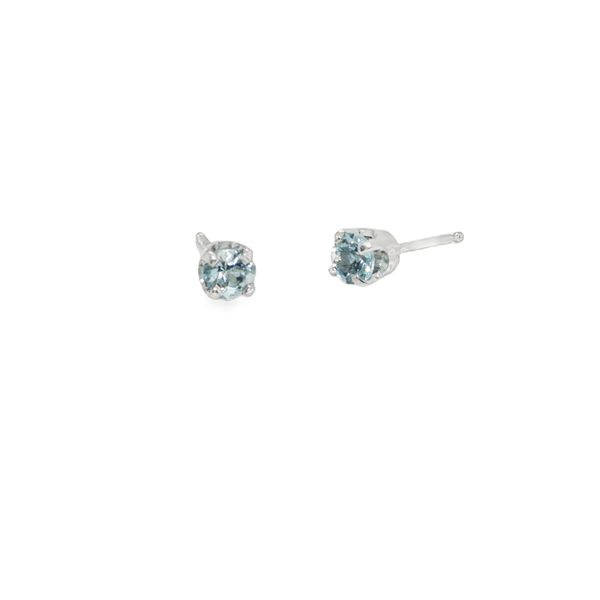 Aquamarine Stud Earrings Mitchell's Jewelry Norman, OK