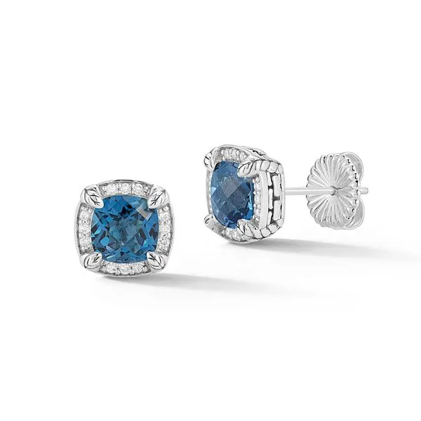 London Blue Topaz Earrings Mitchell's Jewelry Norman, OK