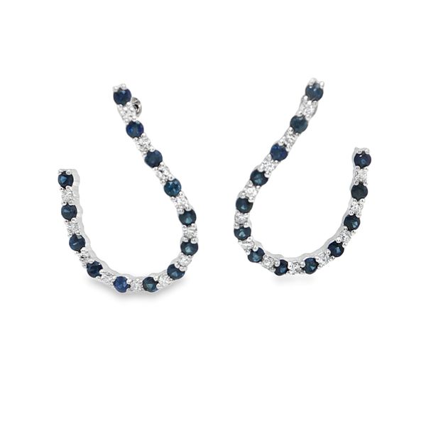 Sapphire And Diamond Earrings Mitchell's Jewelry Norman, OK