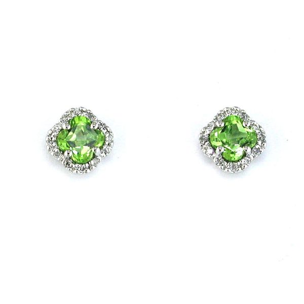 Peridot And Diamond Earrings Mitchell's Jewelry Norman, OK