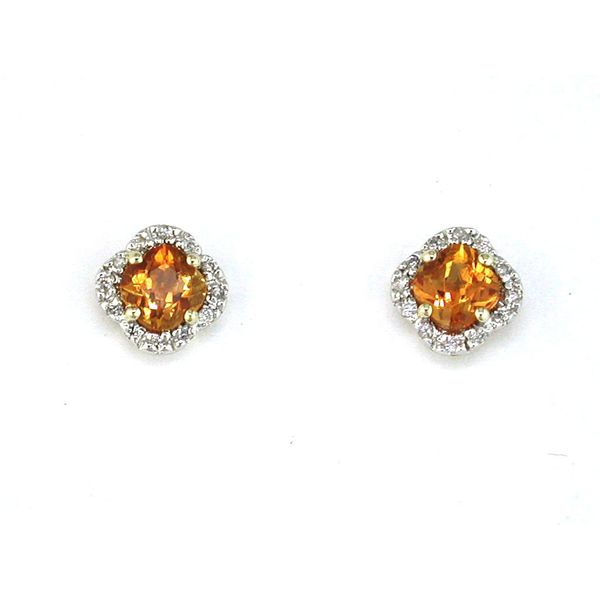Citrine And Diamond Earrings Mitchell's Jewelry Norman, OK