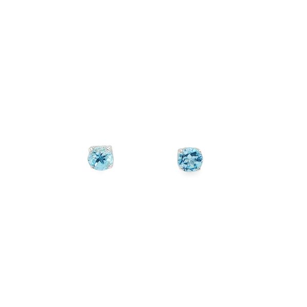 Blue Topaz Stud Earrings Mitchell's Jewelry Norman, OK