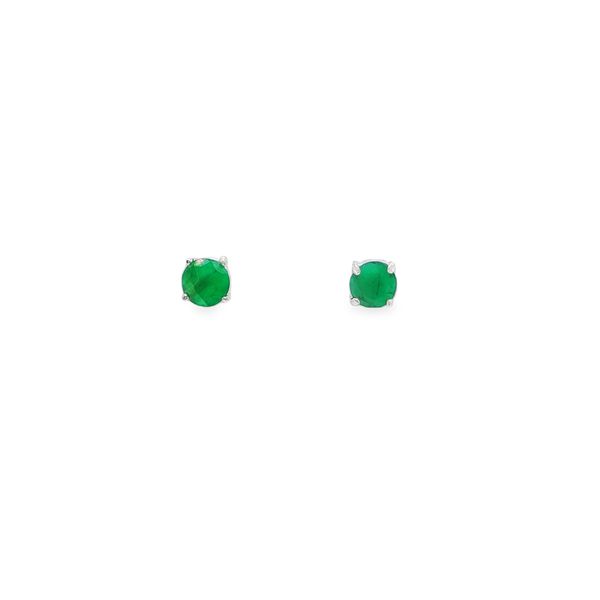 Emerald Stud Earrings Mitchell's Jewelry Norman, OK