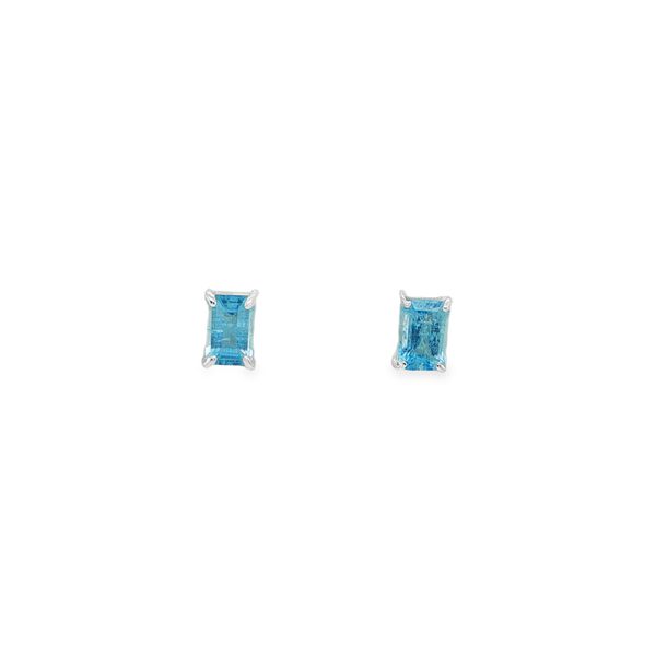 Blue Topaz Stud Earrings Mitchell's Jewelry Norman, OK