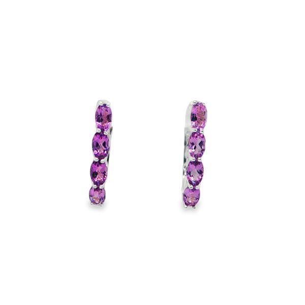 Amethyst Hoop Earrings Mitchell's Jewelry Norman, OK