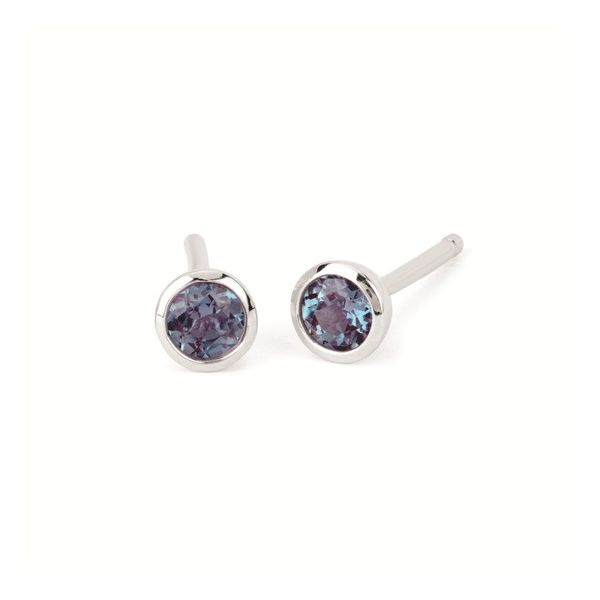 Lab Created Alexandrites Earrings Mitchell's Jewelry Norman, OK