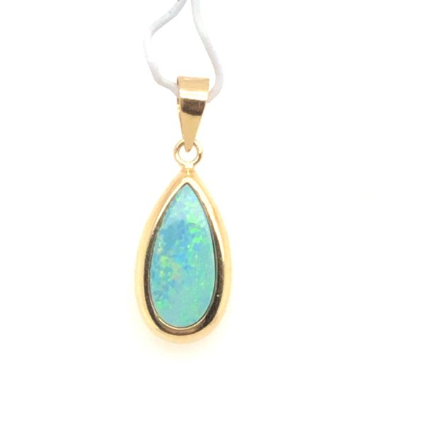 Boulder Opal Pendant by Queenstone Opal Mitchell's Jewelry Norman, OK