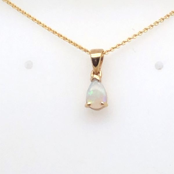 Delicate Opal Pendant by Queen Stone Opal Mitchell's Jewelry Norman, OK
