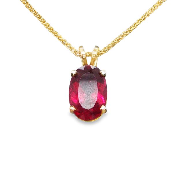 Rubellite Tourmaline Pendant Mitchell's Jewelry Norman, OK