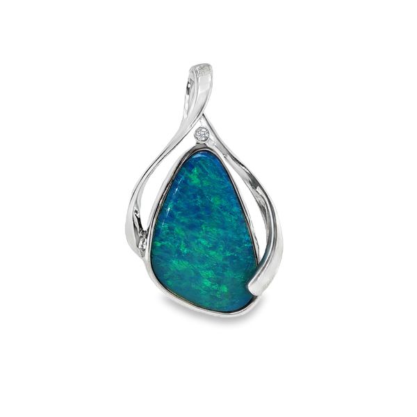 Boulder Opal Pendant Mitchell's Jewelry Norman, OK