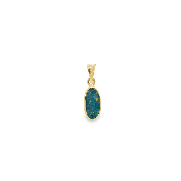 Boulder Opal Pendant Mitchell's Jewelry Norman, OK