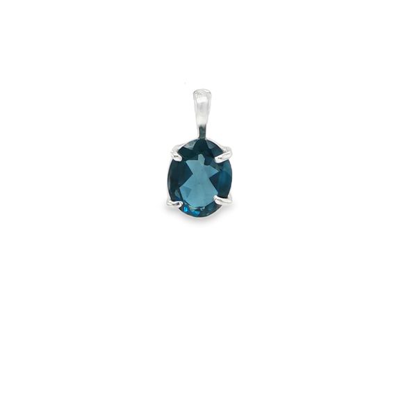 London Blue Topaz Pendant Mitchell's Jewelry Norman, OK
