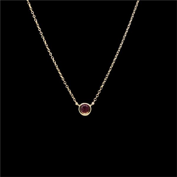 Lab Created Alexandrite Solitaire Pendant Mitchell's Jewelry Norman, OK