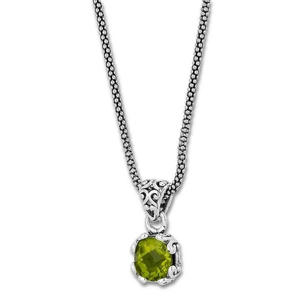 Peridot Glow Necklace by Samuel B. Mitchell's Jewelry Norman, OK