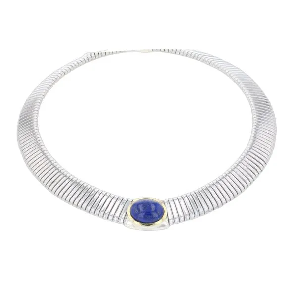 Blue Lapis Flex Necklace Mitchell's Jewelry Norman, OK