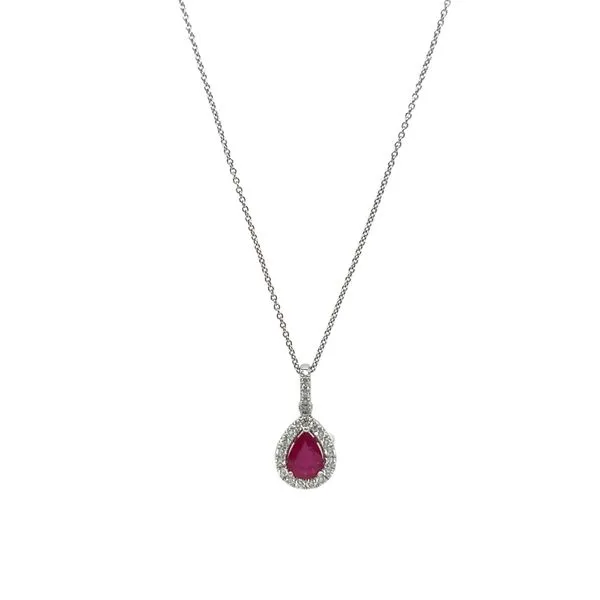 Ruby And Diamond Necklace Mitchell's Jewelry Norman, OK