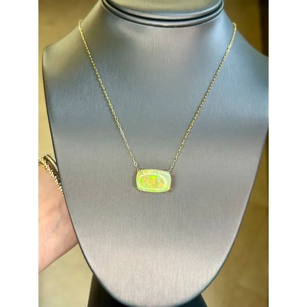 Cabochon Opal Necklace Mitchell's Jewelry Norman, OK