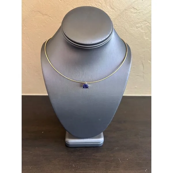 Tanzanite Solitaire Necklace Mitchell's Jewelry Norman, OK