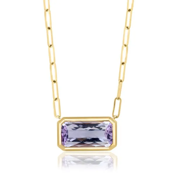 Amethyst Solitaire Pendant Mitchell's Jewelry Norman, OK