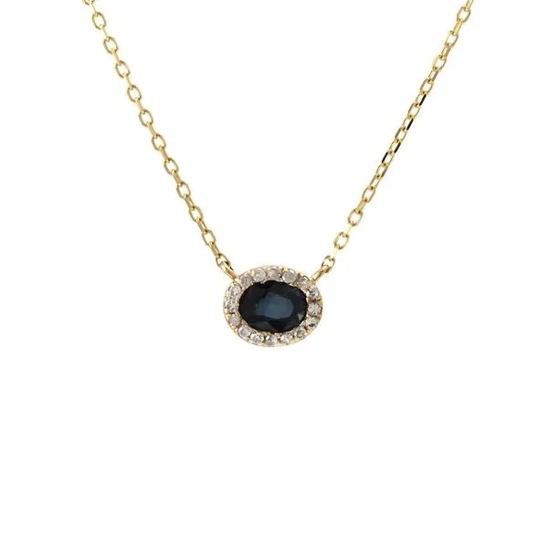 Sapphire And Diamond Necklace Mitchell's Jewelry Norman, OK