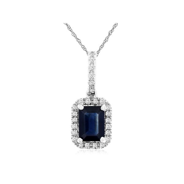 Sapphire And Diamond Necklace Mitchell's Jewelry Norman, OK