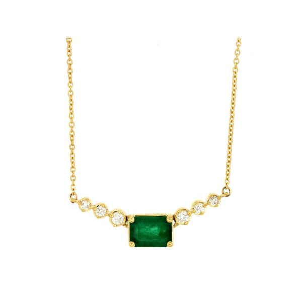 Emerald And Diamond Necklace Mitchell's Jewelry Norman, OK