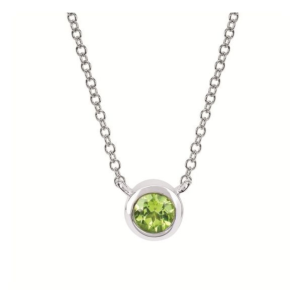 Peridot Solitaire Pendant Mitchell's Jewelry Norman, OK