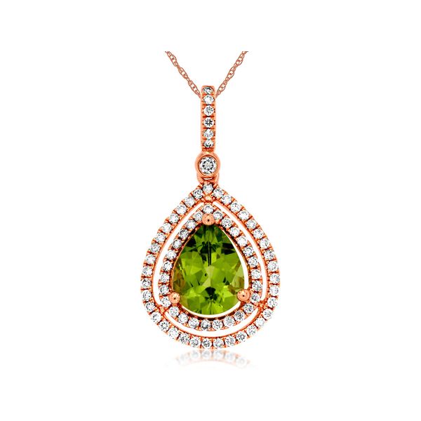 Peridot And Diamond Necklace Mitchell's Jewelry Norman, OK