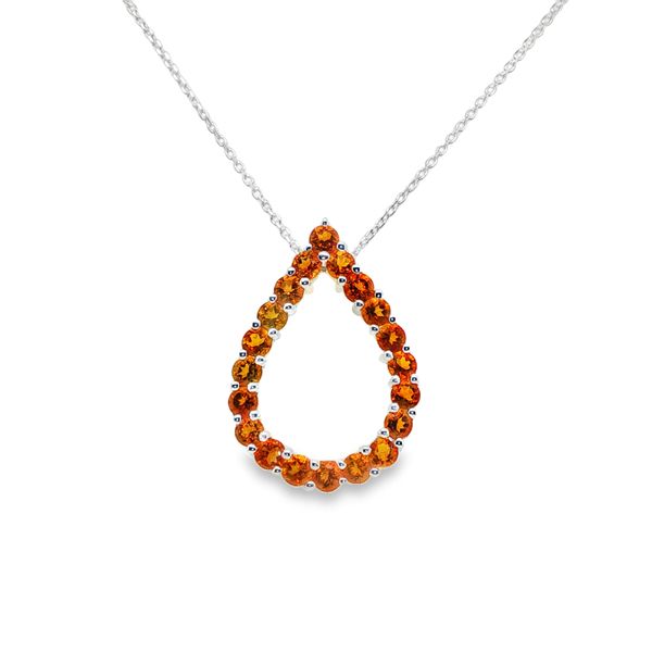 Amethyst Pear Drop Necklace Mitchell's Jewelry Norman, OK