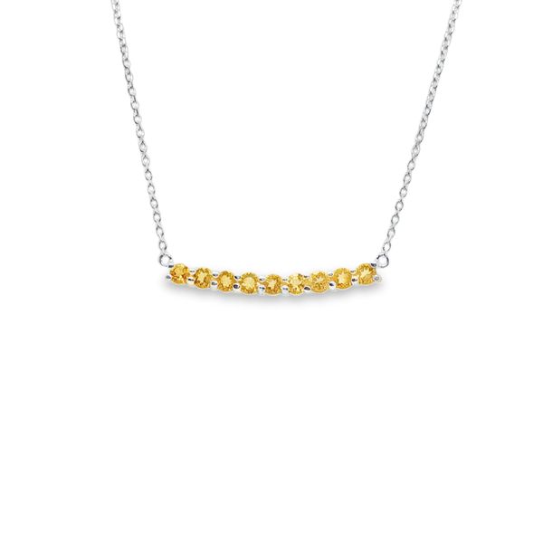 Citrine Bar Necklace Mitchell's Jewelry Norman, OK