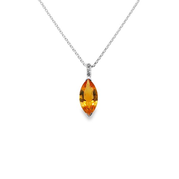 Citrine Drop Necklace Mitchell's Jewelry Norman, OK