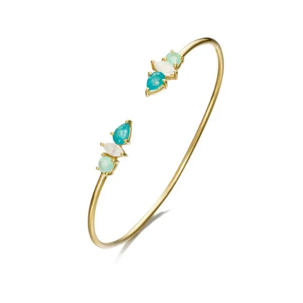 Rainbow Chalcedony Bracelet by Jorge Revilla Mitchell's Jewelry Norman, OK