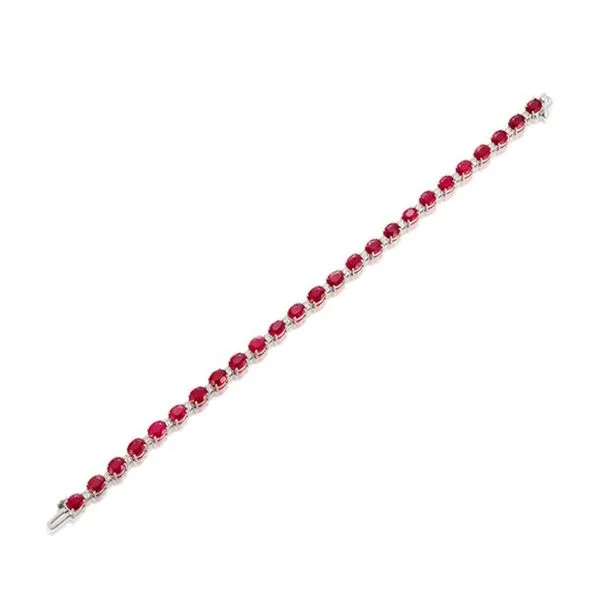 Ruby And Diamond Tennis Bracelet Mitchell's Jewelry Norman, OK