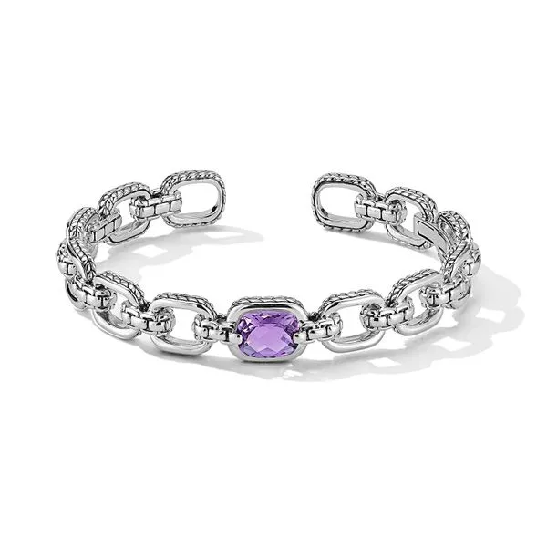 Amethyst Link Cuff Bangle Mitchell's Jewelry Norman, OK