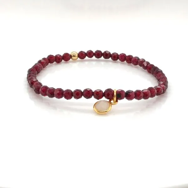 Garnet Beaded Bracelet by Dee Berkley Mitchell's Jewelry Norman, OK
