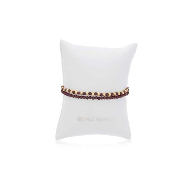 Garnet Bracelet Set by Dee Berkley Mitchell's Jewelry Norman, OK