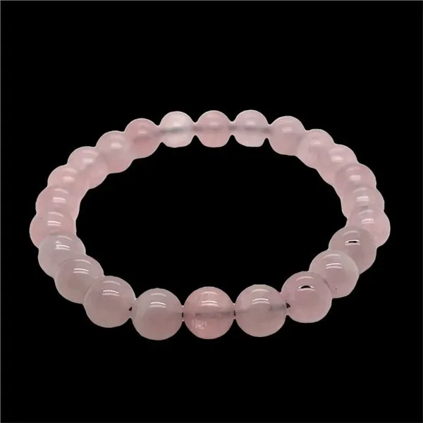 Rose Quartz Bead Bracelet Mitchell's Jewelry Norman, OK