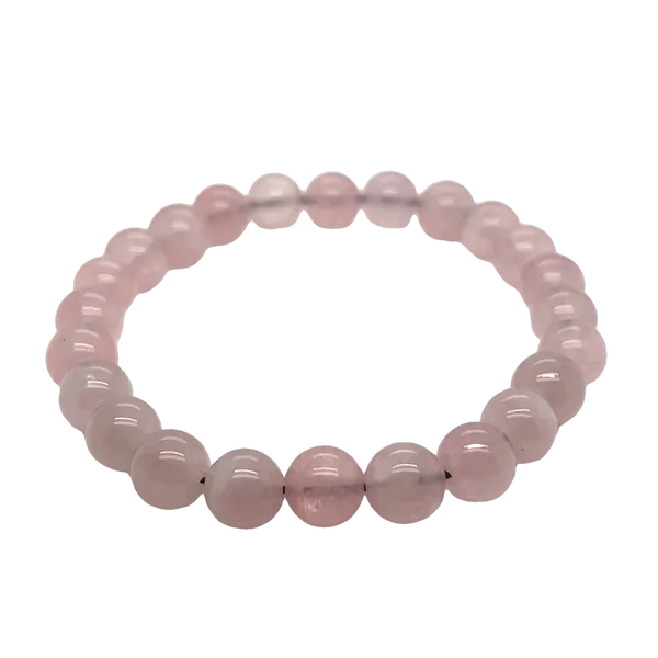 Rose Quartz Bead Bracelet Mitchell's Jewelry Norman, OK