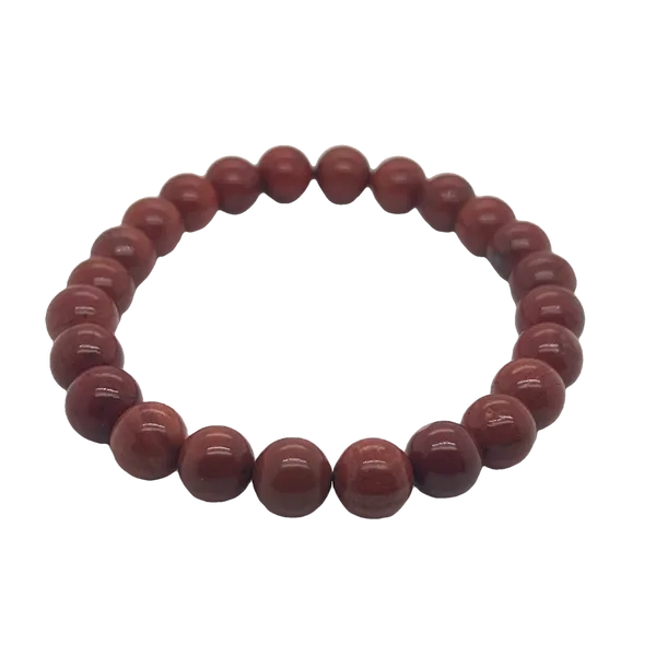Red Jasper Bead Bracelet Mitchell's Jewelry Norman, OK