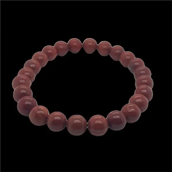 Red Jasper Bead Bracelet Mitchell's Jewelry Norman, OK