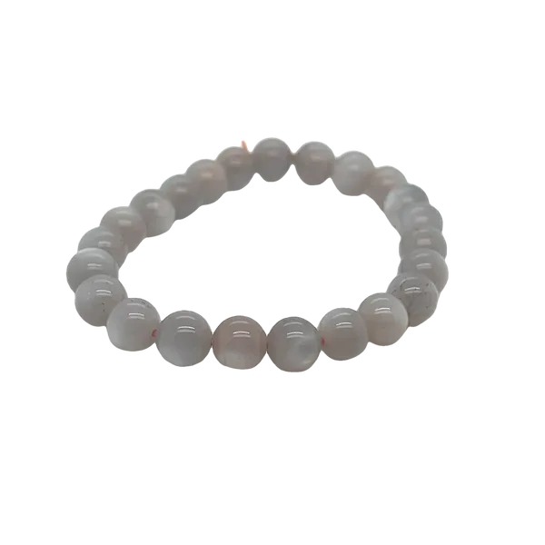 Grey Moonstone Bead Bracelet Mitchell's Jewelry Norman, OK