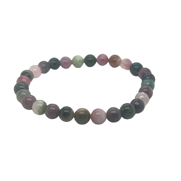 Rainbow Tourmaline Bead Bracelet Mitchell's Jewelry Norman, OK